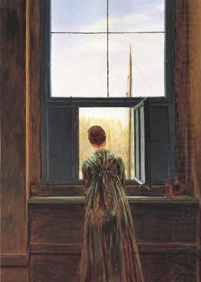 Woman at the Window (mk10), Caspar David Friedrich